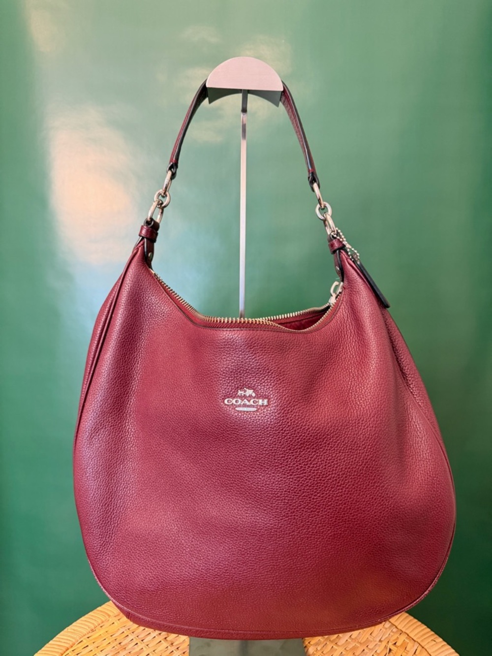 Coach Harley Hobo with Wallet‎ in Oxblood
